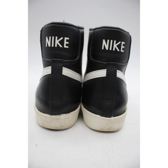 Nike Mens Blazer Mid 77 Men's Size 14  BQ6806-002 Black Leather Casual Shoes - Picture 4 of 8